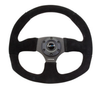 NRG Sportratt Mocca ''Racestyle'' med Svarta Sömmar / Platt Botten
